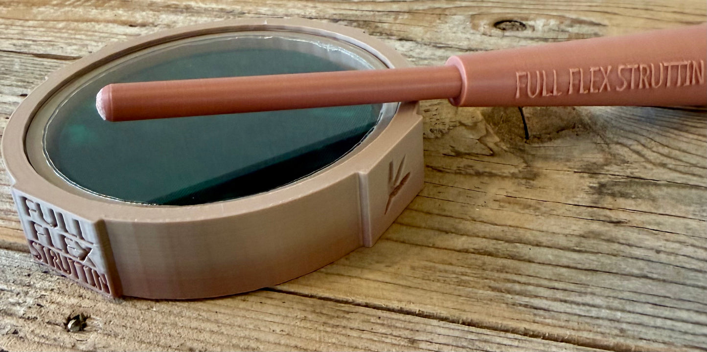 FULL FLEX STRUTTIN™ Series G/A - Turkey Pot Call Glass